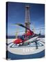 AgustaWestland AW109E Utility Helicopter On the Helipad of An Oil Rig-Stocktrek Images-Stretched Canvas
