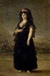 Maria Luisa of Parma with Mantilla, 1799-1800,-Agustín Esteve-Giclee Print