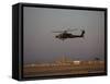 AH-64 Apache Helicopter Flies by the Control Tower on Camp Speicher-Stocktrek Images-Framed Stretched Canvas