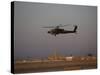 AH-64 Apache Helicopter Flies by the Control Tower on Camp Speicher-Stocktrek Images-Stretched Canvas