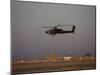 AH-64 Apache Helicopter Flies by the Control Tower on Camp Speicher-Stocktrek Images-Mounted Photographic Print