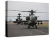 AH-64 Apache Helicopter On the Runway-Stocktrek Images-Stretched Canvas