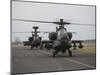 AH-64 Apache Helicopter On the Runway-Stocktrek Images-Mounted Photographic Print