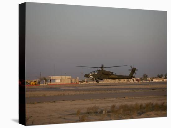 AH-64 Apache Hovering Above the Ramp, Tikrit, Iraq-Stocktrek Images-Stretched Canvas