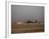 AH-64 Apache Hovering Above the Ramp, Tikrit, Iraq-Stocktrek Images-Framed Photographic Print