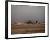 AH-64 Apache Hovering Above the Ramp, Tikrit, Iraq-Stocktrek Images-Framed Photographic Print