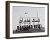 AH-64 Apache in Flight over the Baghdad Hotel in Central Baghdad, Iraq-Stocktrek Images-Framed Photographic Print