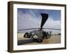 AH-64 Helicopter Sits on the Flight Line at Camp Speicher-Stocktrek Images-Framed Photographic Print