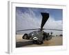 AH-64 Helicopter Sits on the Flight Line at Camp Speicher-Stocktrek Images-Framed Photographic Print