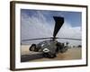 AH-64 Helicopter Sits on the Flight Line at Camp Speicher-Stocktrek Images-Framed Photographic Print