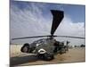 AH-64 Helicopter Sits on the Flight Line at Camp Speicher-Stocktrek Images-Mounted Photographic Print