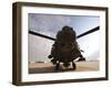 AH-64 Helicopter Sits on the Flight Line at Camp Speicher-Stocktrek Images-Framed Photographic Print