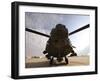 AH-64 Helicopter Sits on the Flight Line at Camp Speicher-Stocktrek Images-Framed Photographic Print