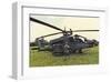 AH-64A Apache Helicopter-null-Framed Art Print