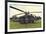 AH-64A Apache Helicopter-null-Framed Art Print