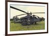 AH-64A Apache Helicopter-null-Framed Art Print