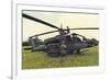 AH-64A Apache Helicopter-null-Framed Art Print