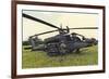 AH-64A Apache Helicopter-null-Framed Art Print