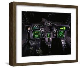 AH-64D advanced combat helicopter-null-Framed Art Print