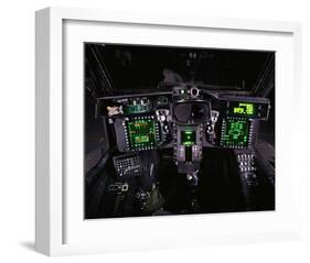 AH-64D advanced combat helicopter-null-Framed Art Print