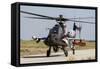 Ah-64D Apache Longbow of the Royal Netherlands Air Force-null-Framed Stretched Canvas