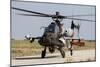 Ah-64D Apache Longbow of the Royal Netherlands Air Force-null-Mounted Photographic Print