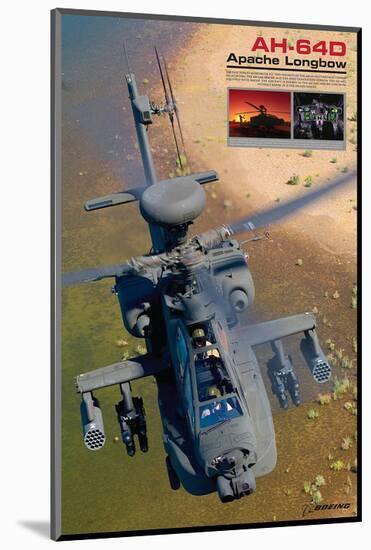 AH-64D Apache Longbow-null-Mounted Art Print