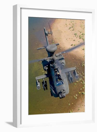 AH-64D Apache Longbow-null-Framed Art Print