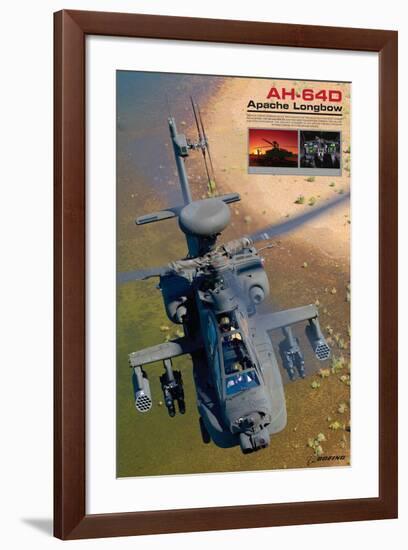 AH-64D Apache Longbow-null-Framed Art Print