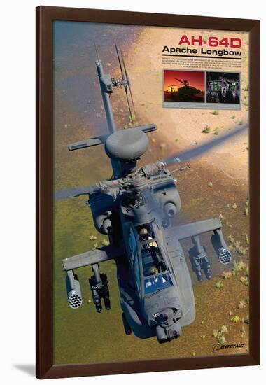 AH-64D Apache Longbow-null-Framed Art Print