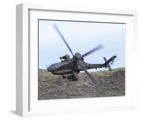 AH-64E Apache helicopter-null-Framed Art Print