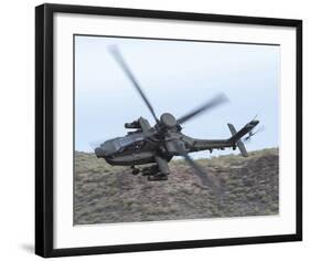 AH-64E Apache helicopter-null-Framed Art Print