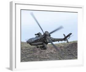 AH-64E Apache helicopter-null-Framed Art Print