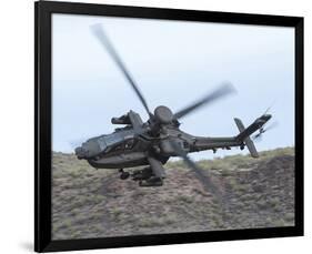 AH-64E Apache helicopter-null-Framed Art Print