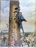 Rescue of Chimney Sweep-AH Pronier-Stretched Canvas