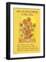 Ah! Sunflower-William Blake-Framed Art Print