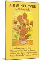 Ah! Sunflower-William Blake-Mounted Art Print