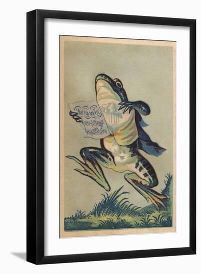 Ah! Toi Ma Vie Postcard-null-Framed Giclee Print