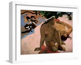 Aha Oe Feii? (Are You Jealous?), 1892-Paul Gauguin-Framed Giclee Print