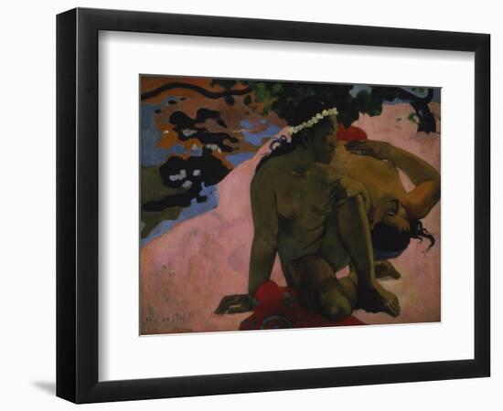 Aha Oe Feii? (Are You Jealous?) 1892-Paul Gauguin-Framed Giclee Print