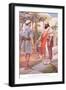 Ahab Asks Naboth for His Vineyard-Arthur A. Dixon-Framed Giclee Print