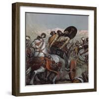 Ahab Pierced by an Arrow-James Jacques Joseph Tissot-Framed Giclee Print