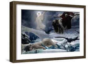 Ahasuerus at the End of the World-Adolph Hiremy-Hirschl-Framed Premium Giclee Print