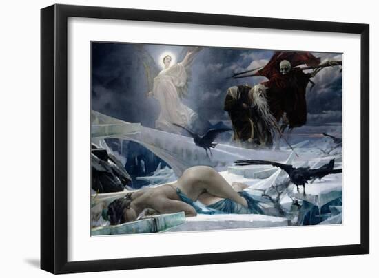 Ahasuerus at the End of the World-Adolph Hiremy-Hirschl-Framed Giclee Print