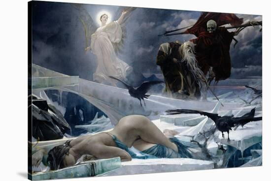 Ahasuerus at the End of the World-Adolph Hiremy-Hirschl-Stretched Canvas