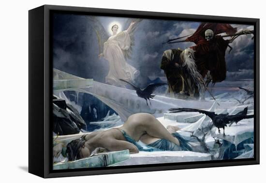 Ahasuerus at the End of the World-Adolph Hiremy-Hirschl-Framed Stretched Canvas