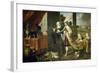 Ahasuerus, King of Persia, Showing His Treasure to Mordecai, Uncle of His Wife Esther-Claude Vignon-Framed Giclee Print