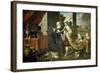 Ahasuerus, King of Persia, Showing His Treasure to Mordecai, Uncle of His Wife Esther-Claude Vignon-Framed Giclee Print