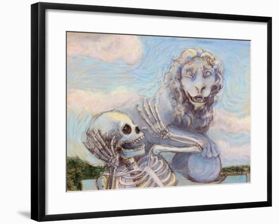 Ahh! Scary!-Marie Marfia-Framed Giclee Print