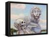 Ahh! Scary!-Marie Marfia-Framed Stretched Canvas